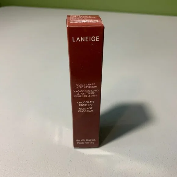 Laneige Glaze Craze Tinted Lip Serum in Chocolate Frosting NIB/Sealed - Picture 2 of 3